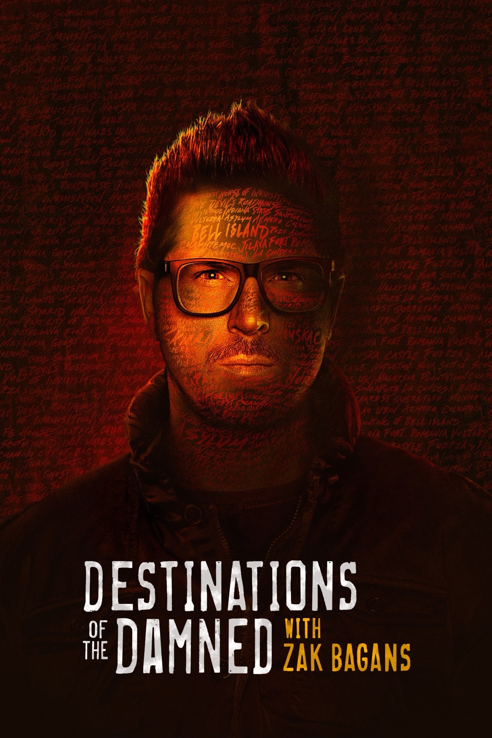Poster de Destinations of the Damned with Zak Bagans
