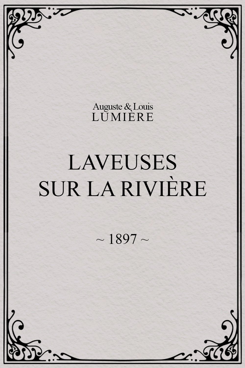 Poster de Laveuses sur la rivière