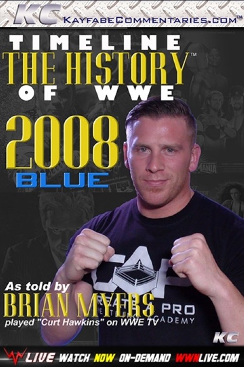 Poster de Timeline: The History of WWE – 2008 Blue – As Told By Brian Myers