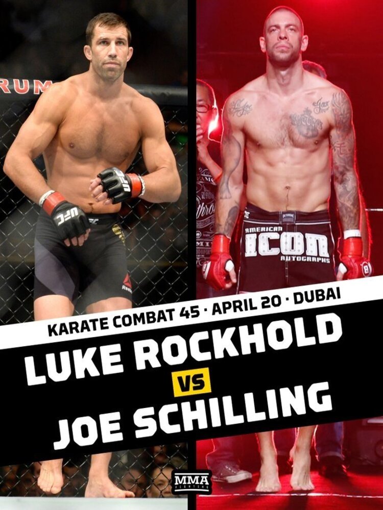 Affiche du film Karate Combat 45: Rockhold vs. Schilling
