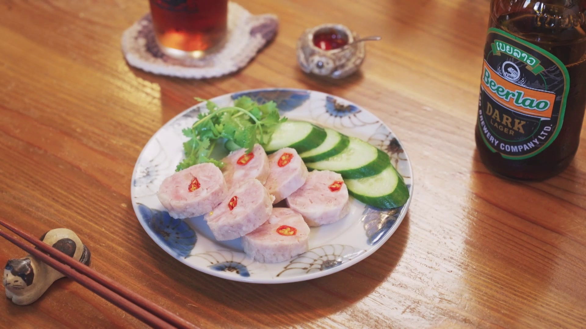 Asian food and alcohol