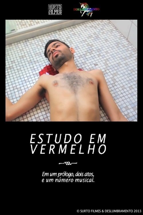 Poster de Estudo em Vermelho