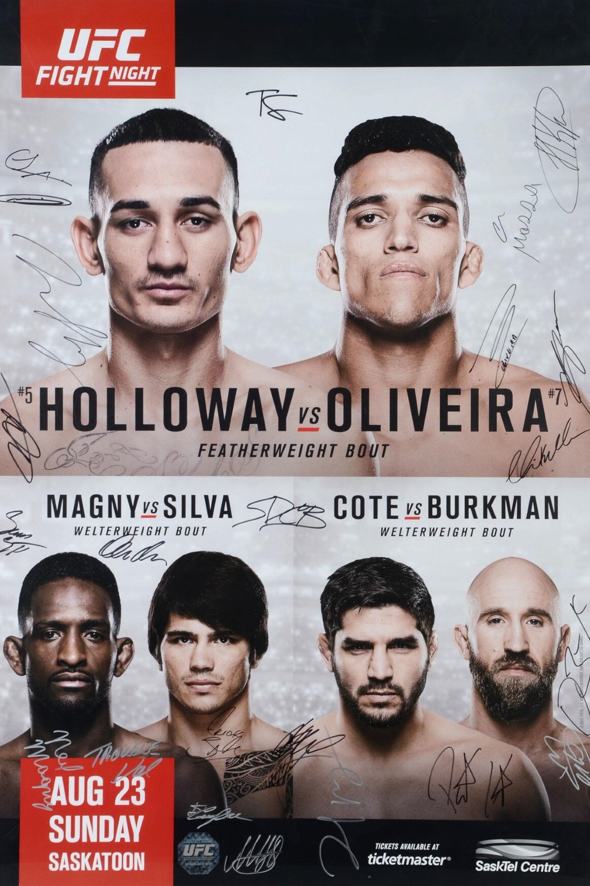 Affiche du film UFC Fight Night 74: Holloway vs. Oliveira