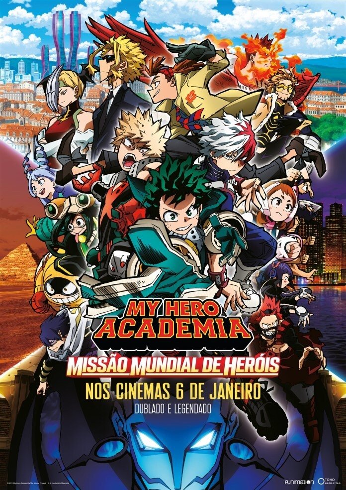 Poster de My Hero Academia: Missão Mundial de Heróis