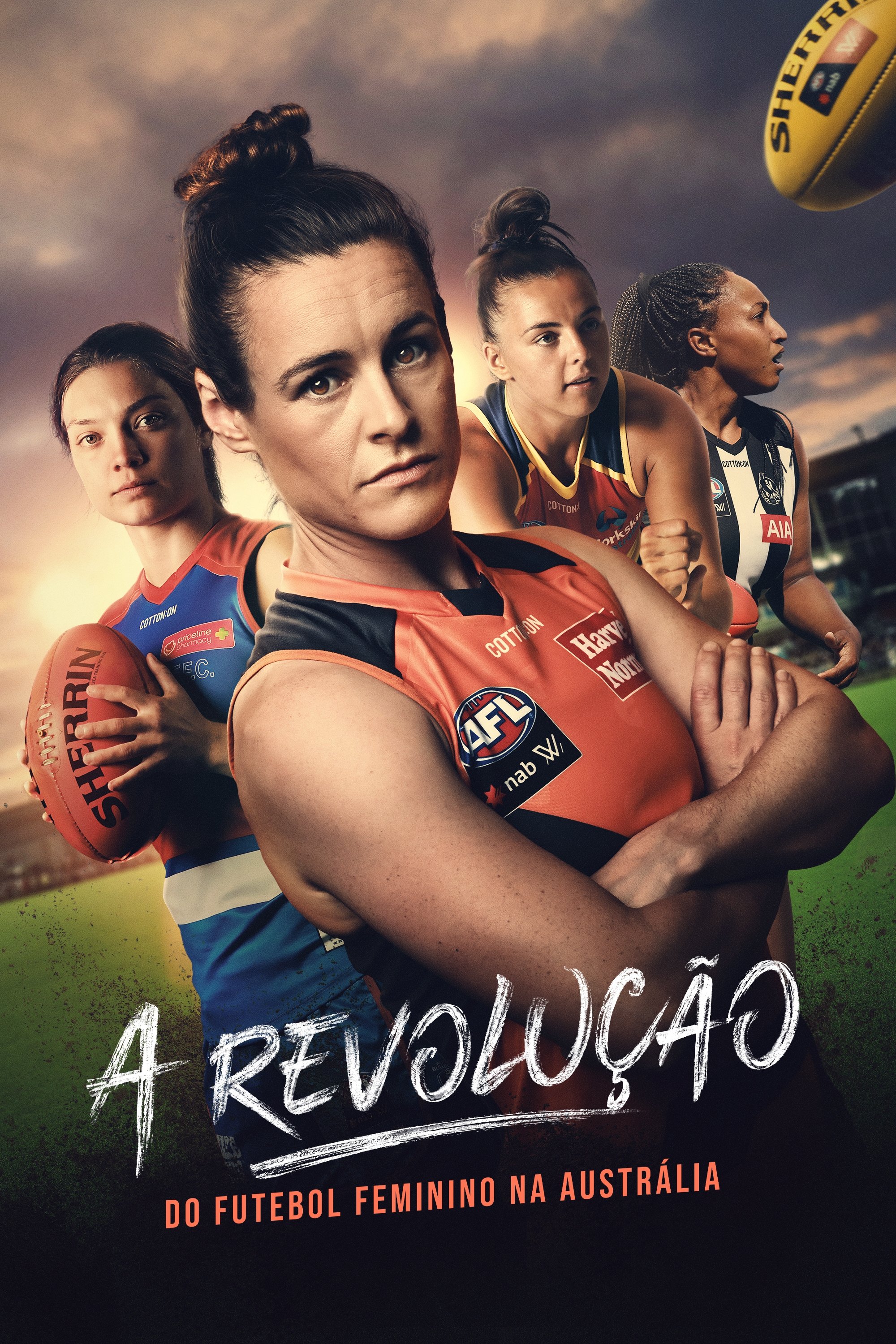 Poster de A Revolução do Futebol Feminino na Austrália