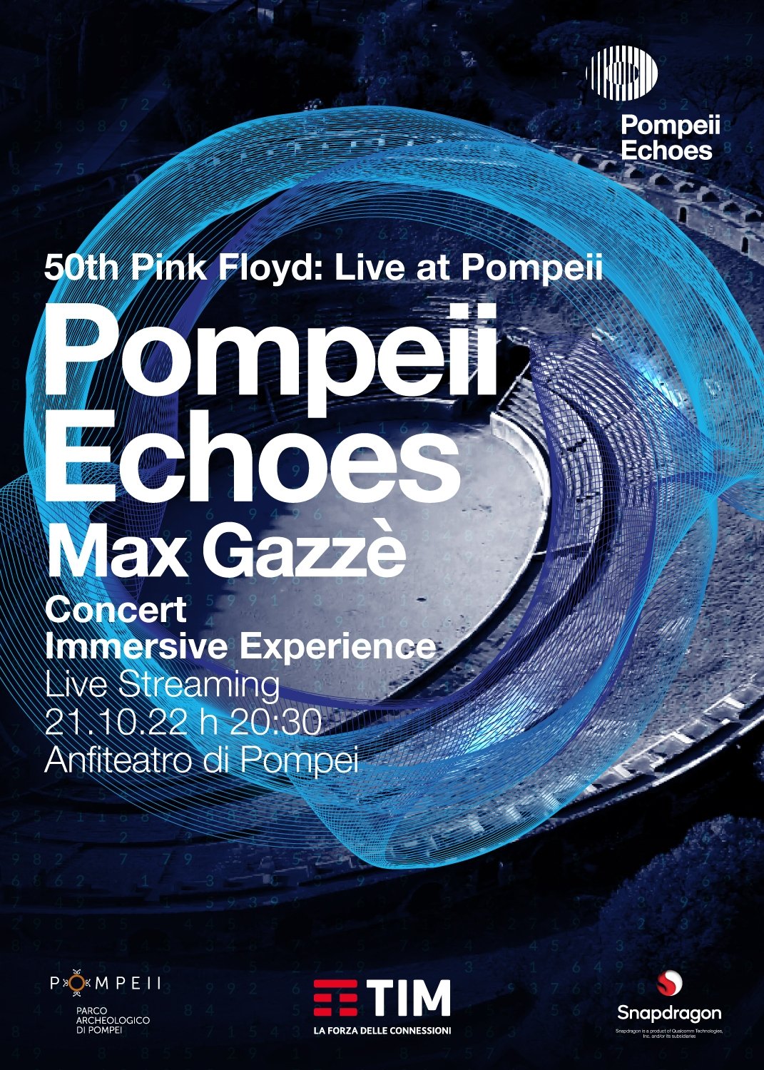 Poster de Pompeii Echoes - Max Gazzè