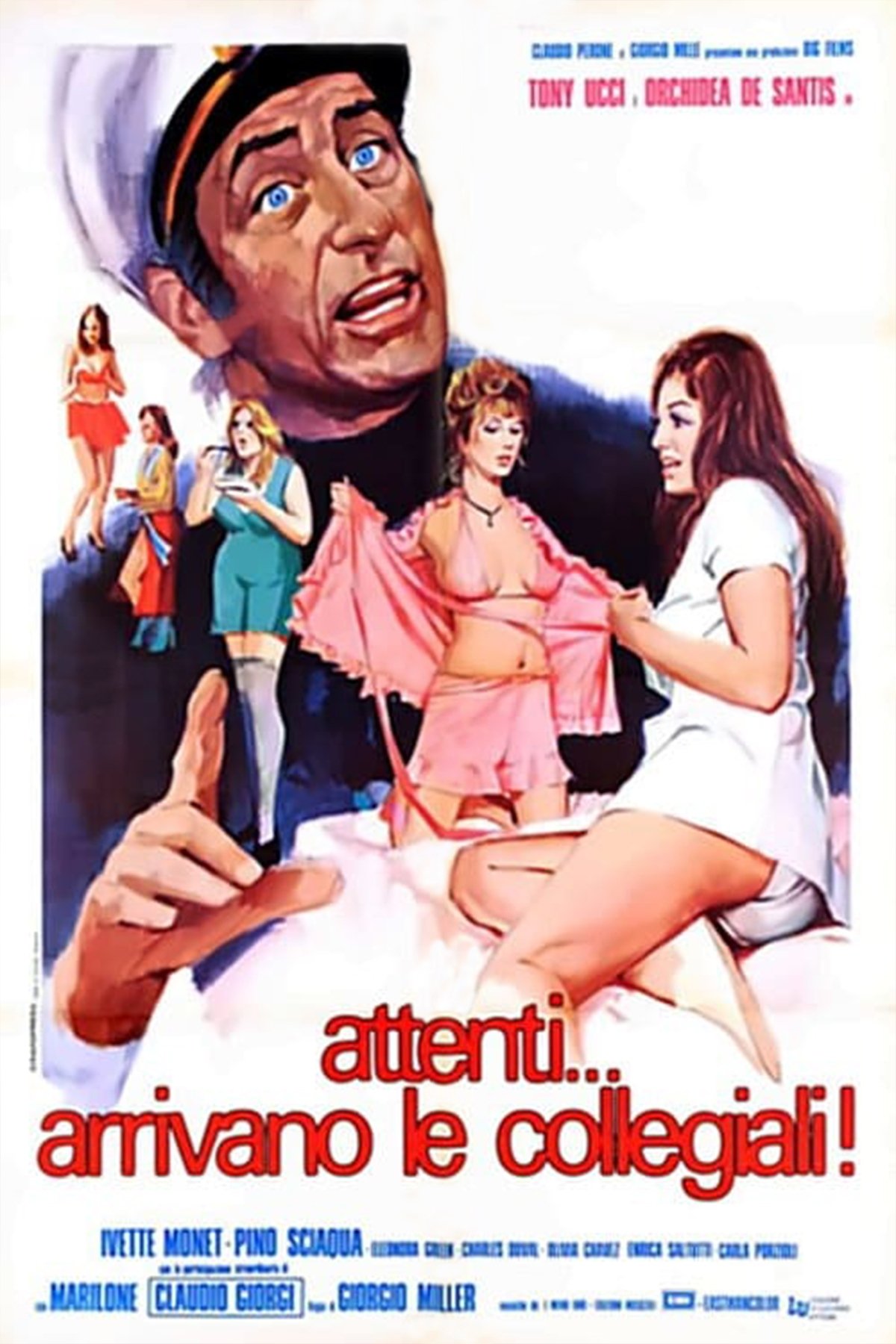 Poster de Attenti... arrivano le collegiali!