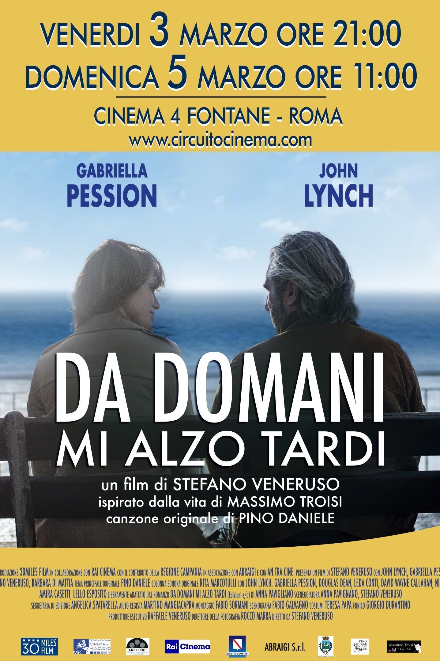 Poster de Da domani mi alzo tardi