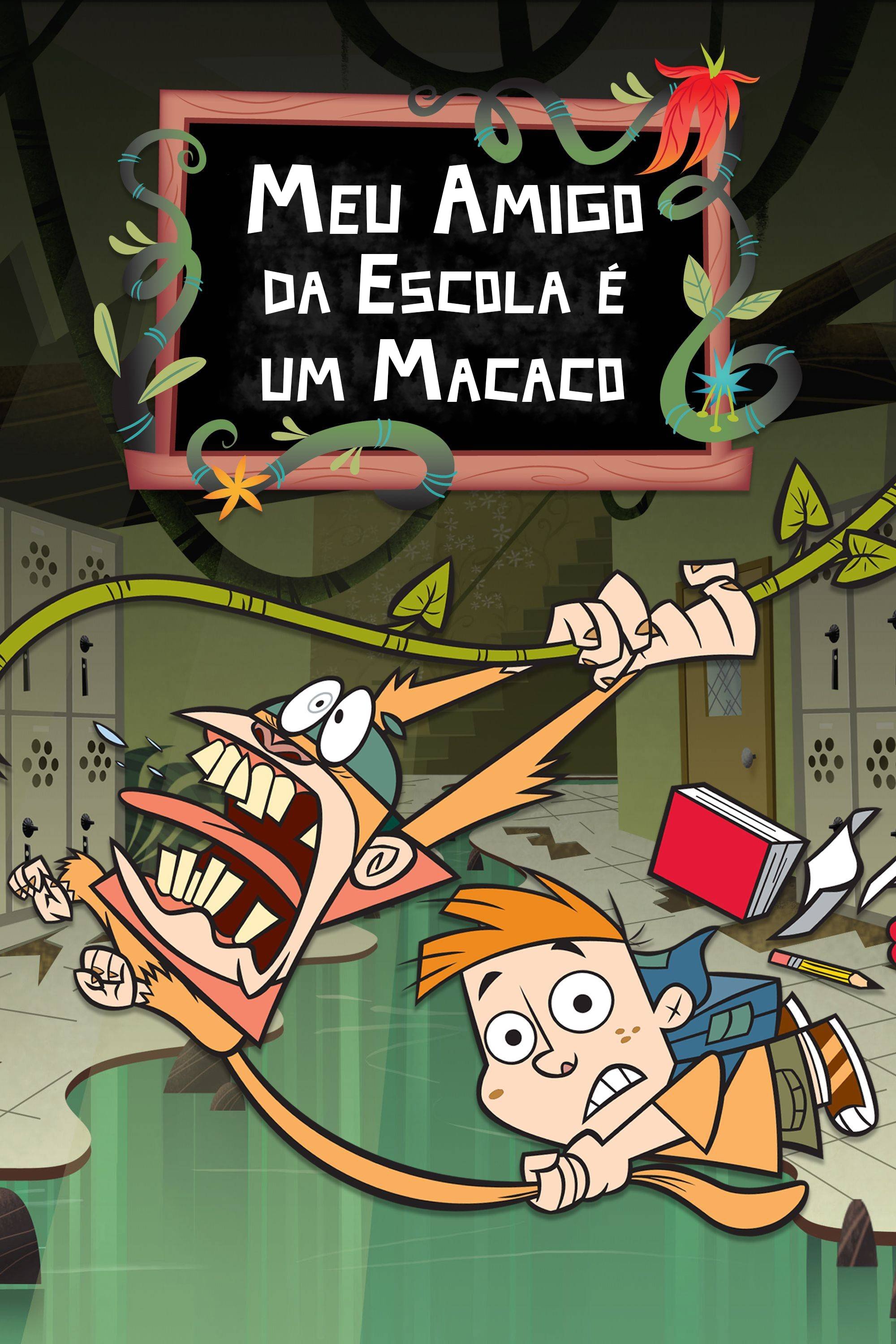 Poster de Meu Amigo da Escola é um Macaco