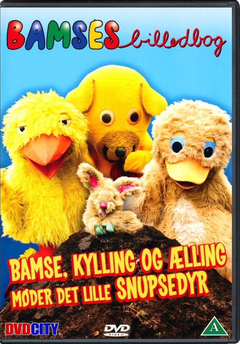 Poster de Bamses Billedbog - Bamse, Kylling og Ælling møder det lille snupsedyr