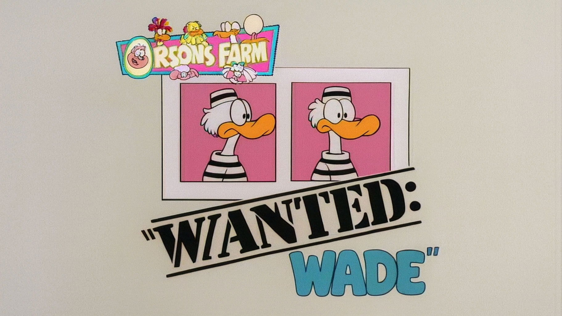 Wanted: Wade