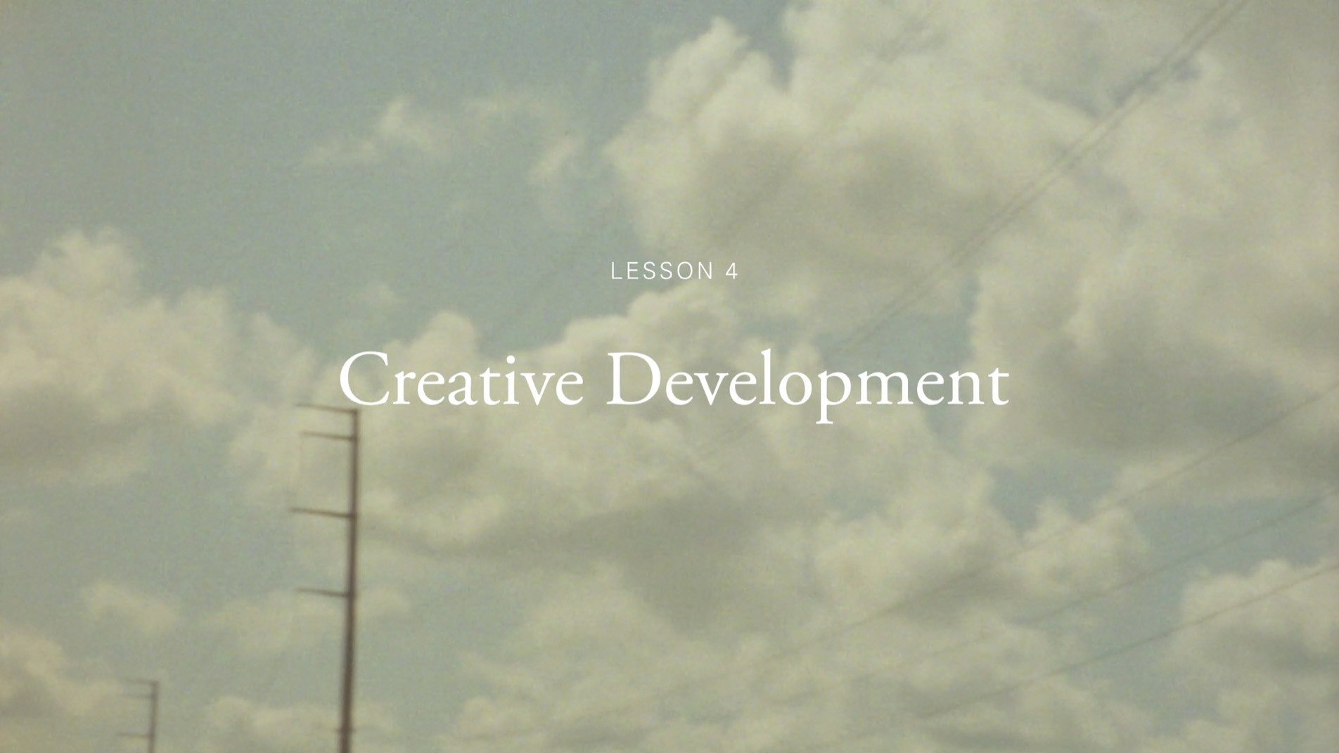 Creative Development