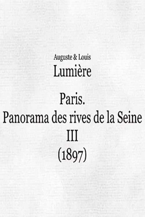 Poster de Panorama des rives de la Seine à Paris, III