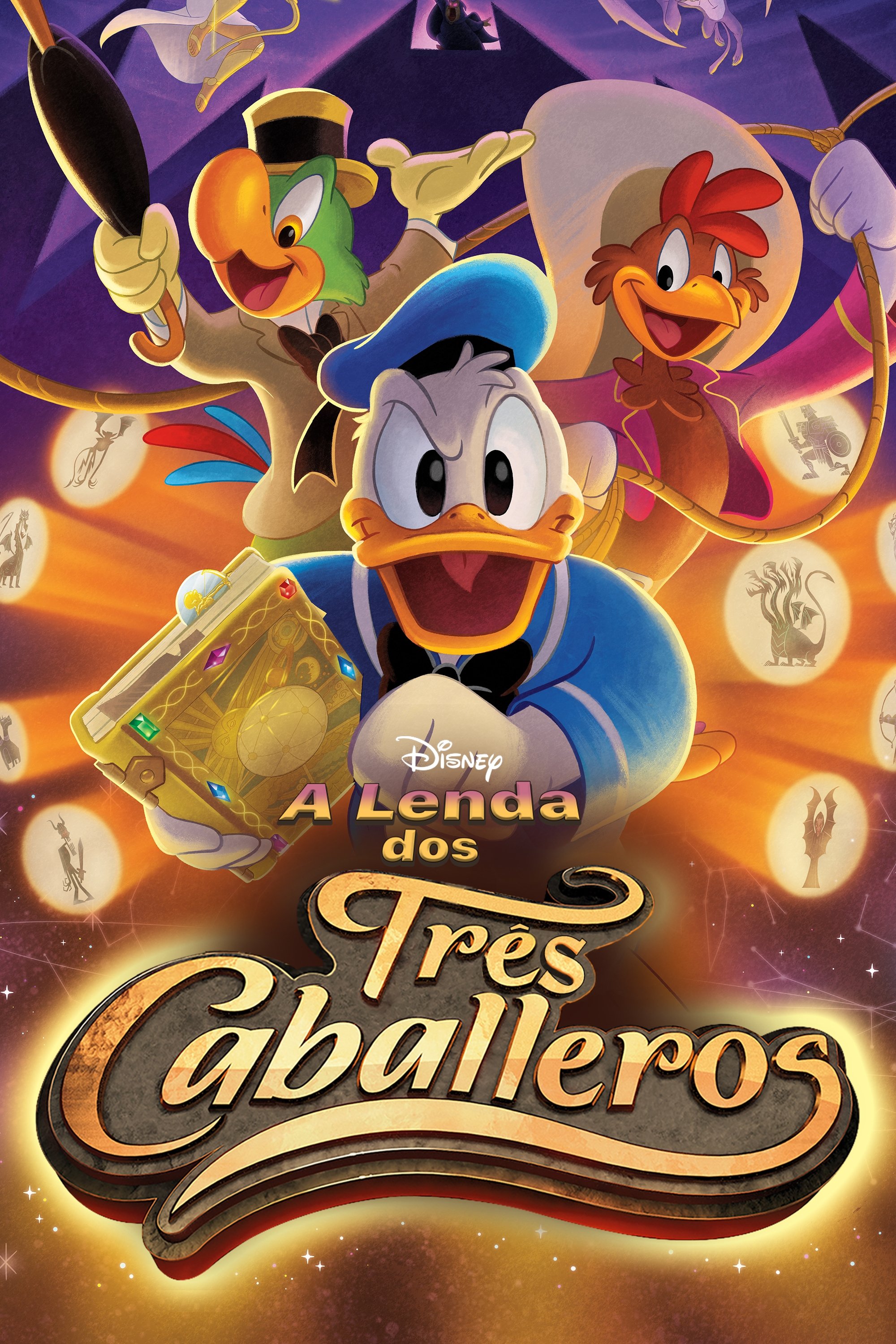 Poster de A Lenda dos Três Caballeros
