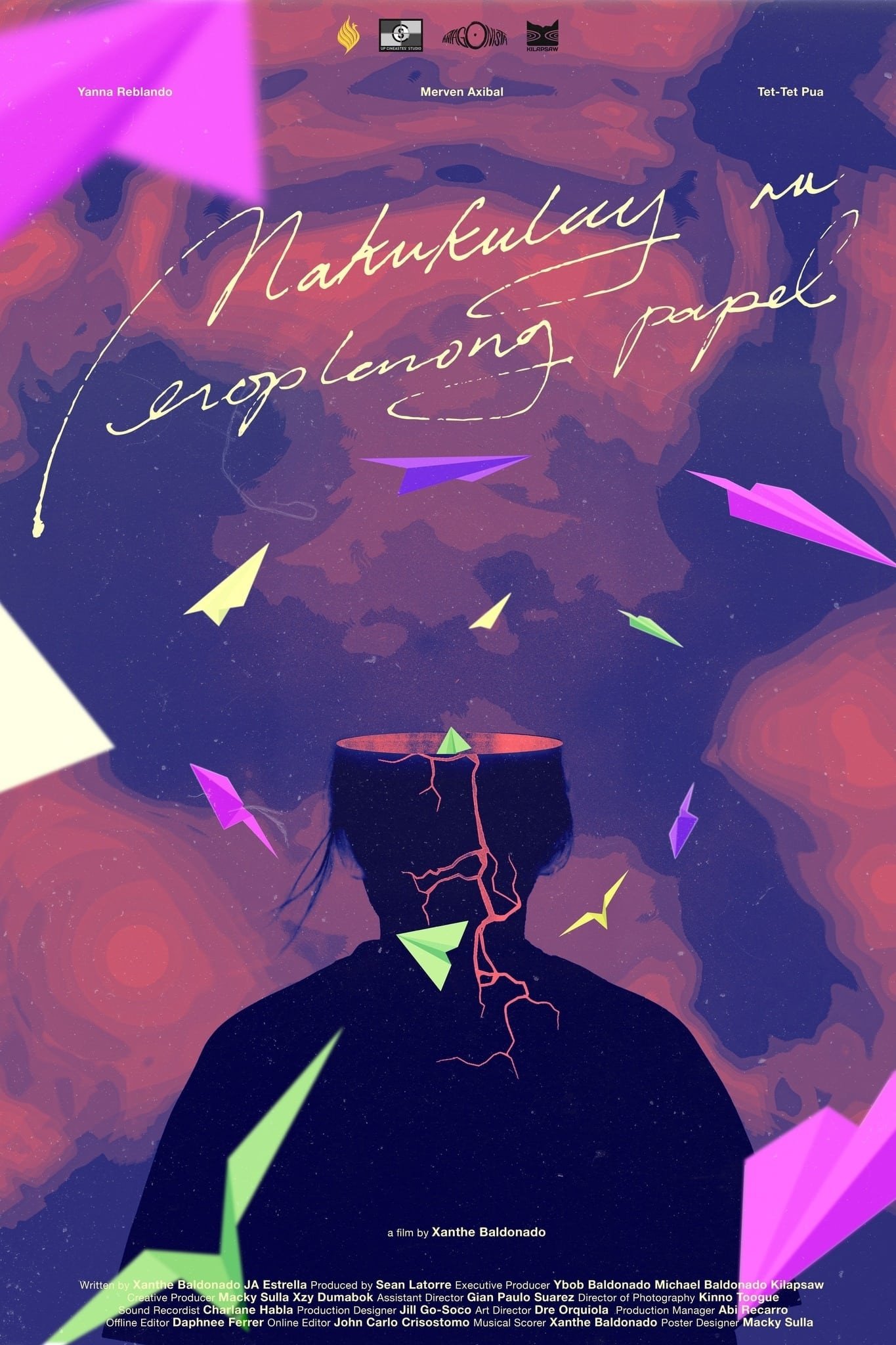 Poster de Makukulay na Eroplanong Papel