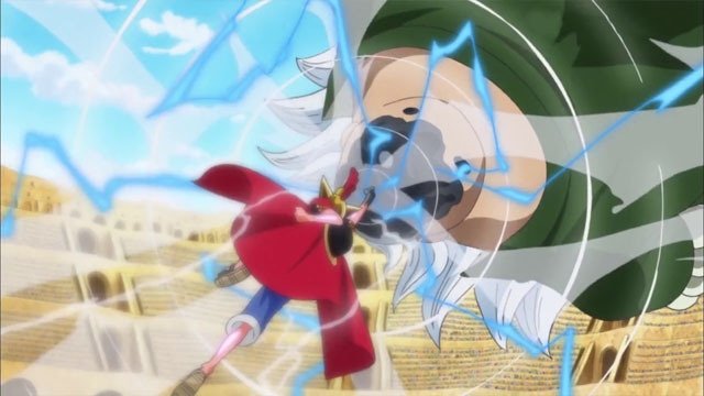 Barrier-Barrier! Homage God Fist Strikes!