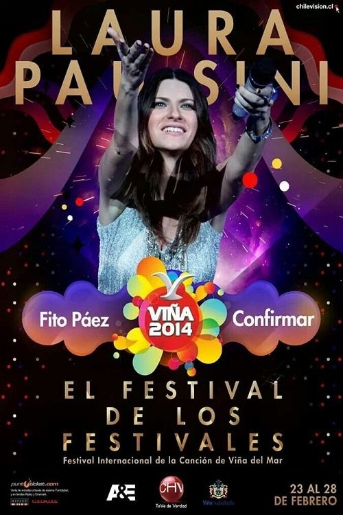 Poster de Laura Pausini The Greatest Hits - World Tour Live Vina Del Mar