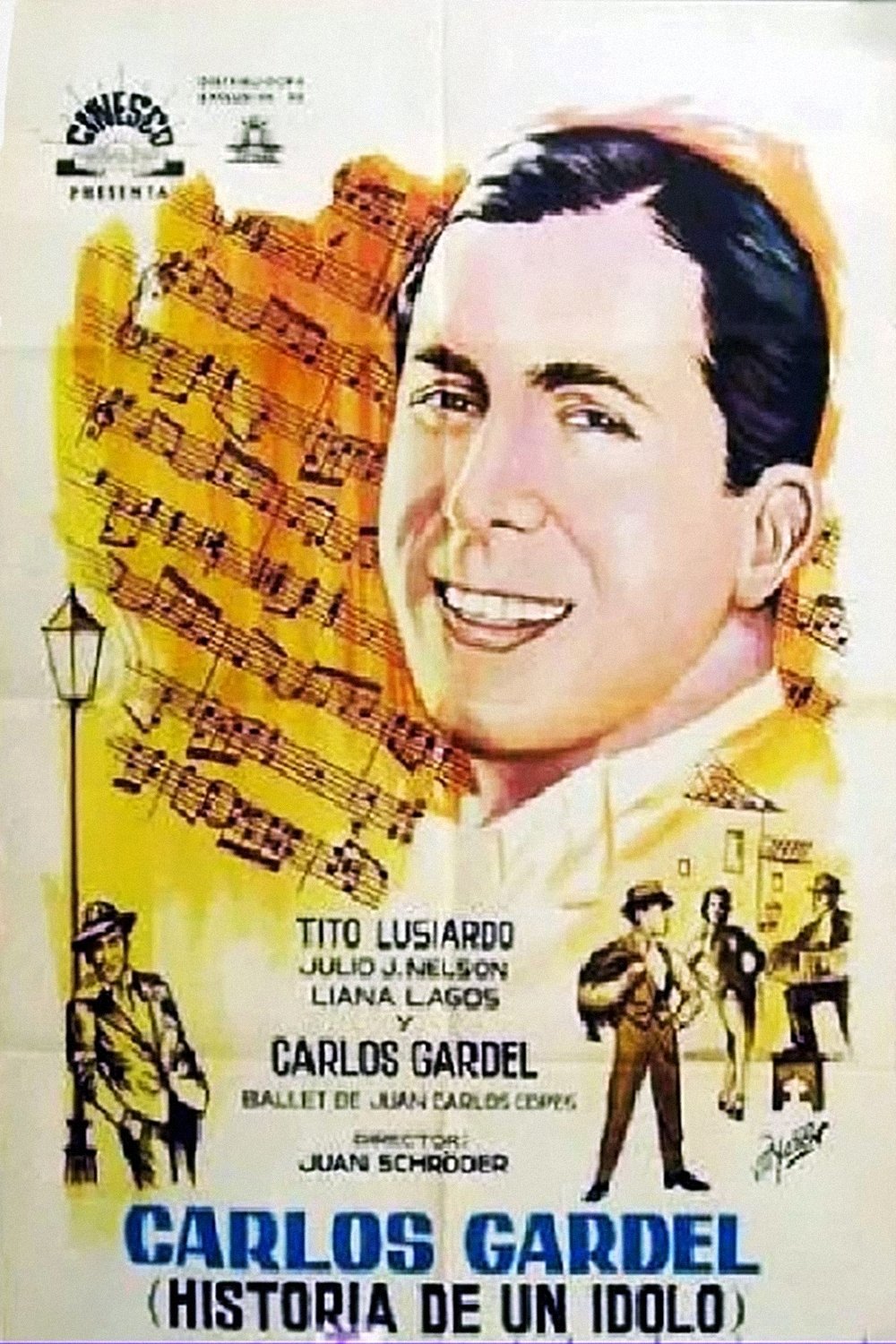 Poster de Carlos Gardel, Historia de un Ídolo