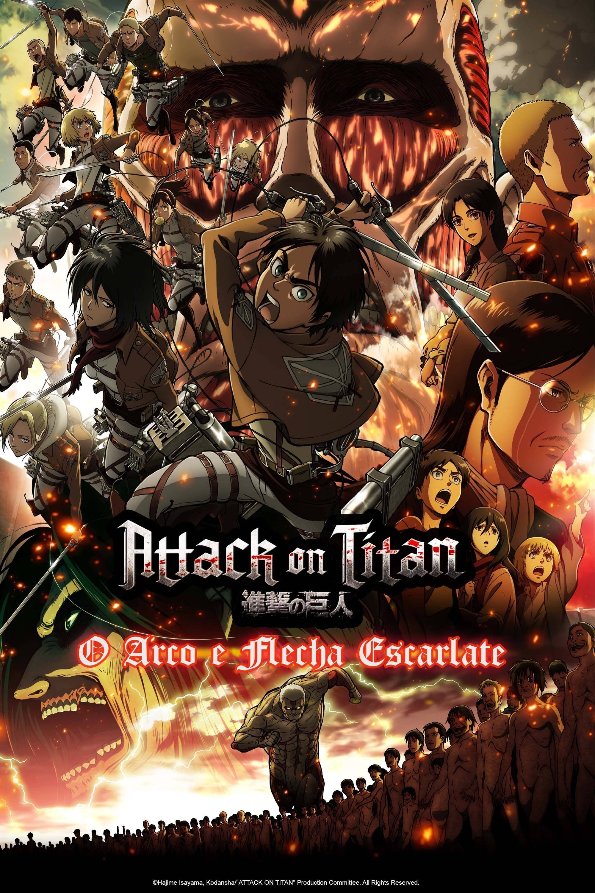 Poster de Attack on Titan - Parte 1: O Arco e Flecha Escarlate