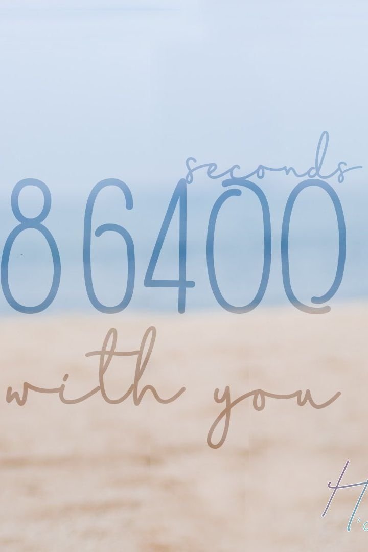 86400 seconds