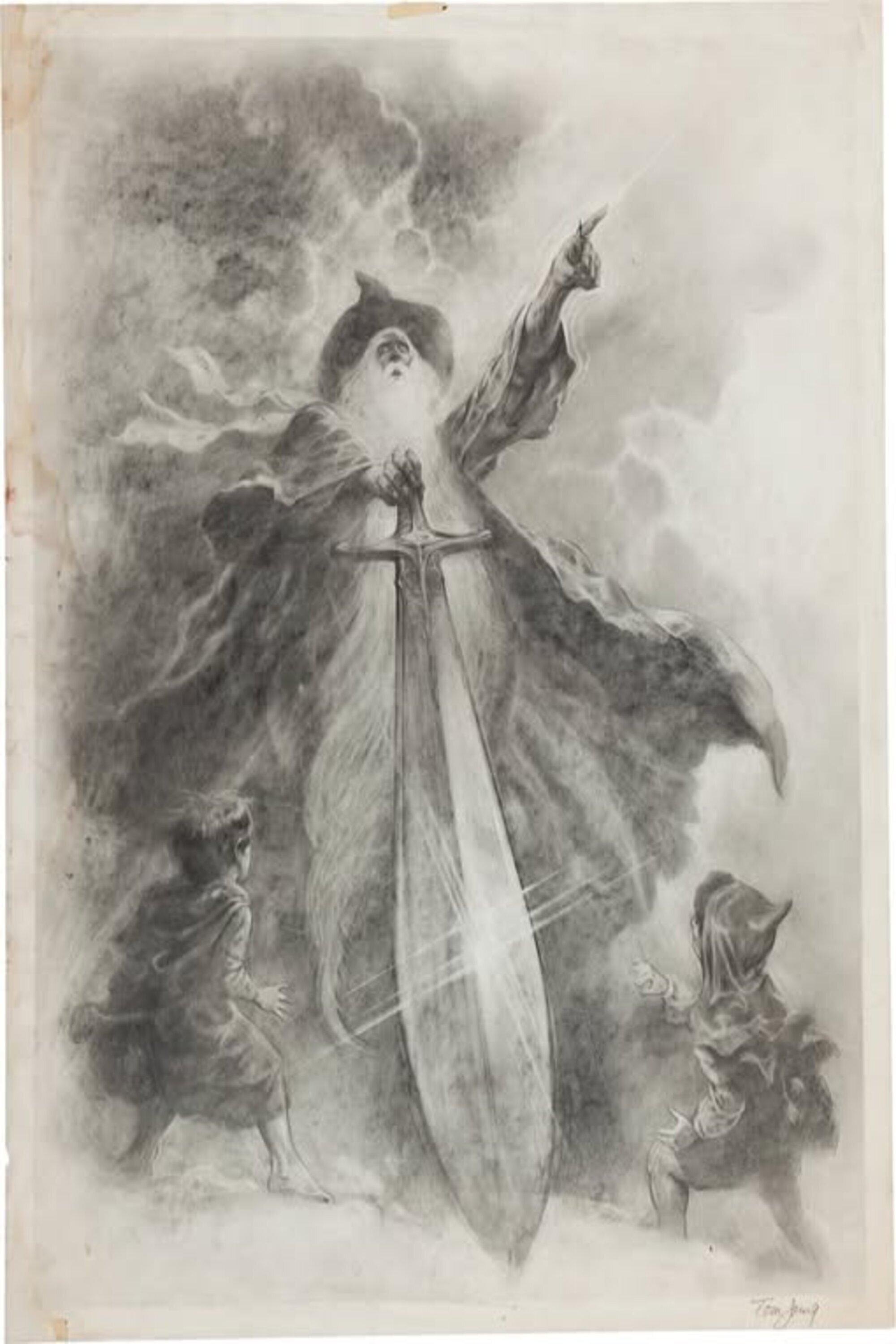 Poster de Forging Through the Darkness: The Ralph Bakshi Vision for 'The Lord of the Rings'