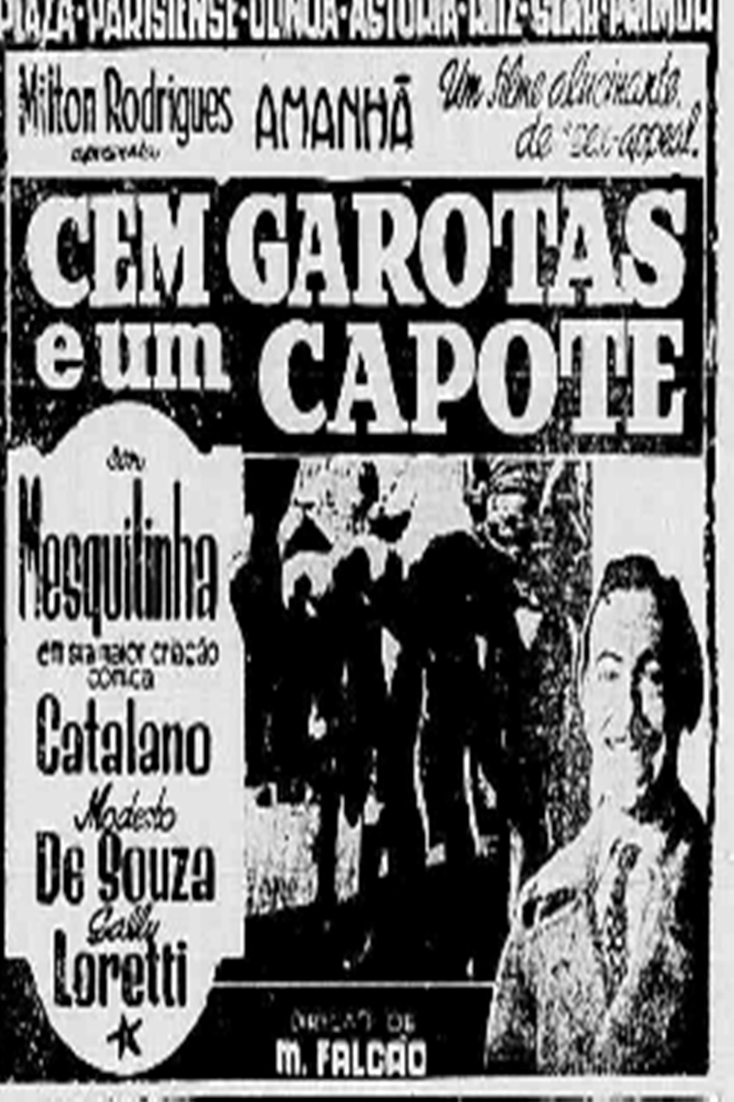 Poster de Cem Garotas e Um Capote