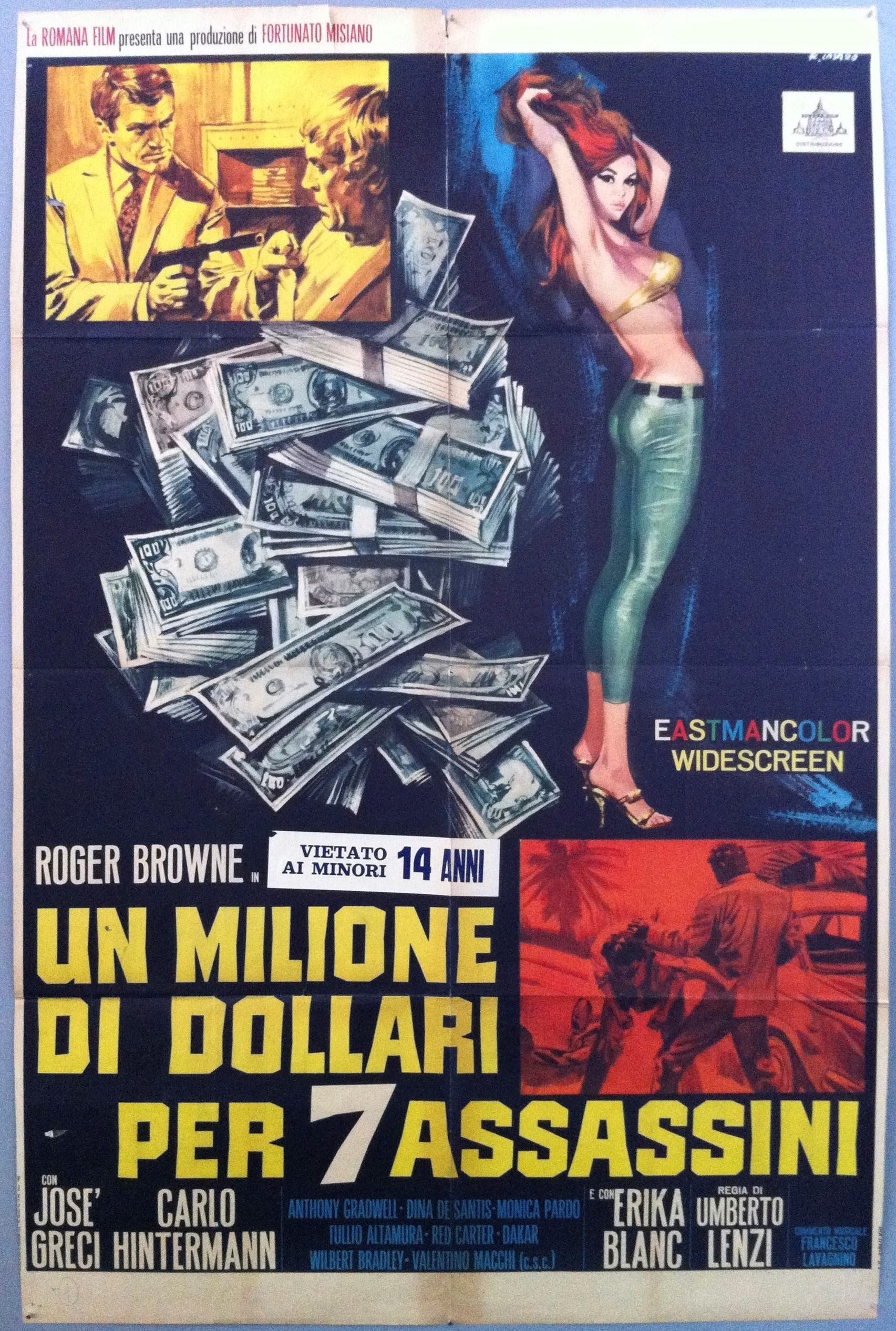 Affiche du film Un milione di dollari per 7 assassini