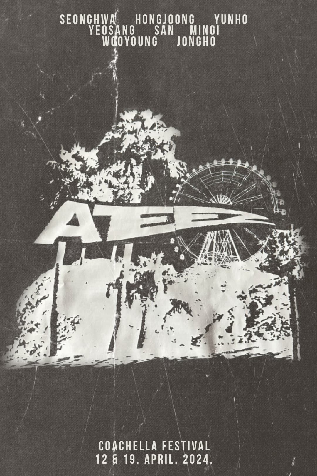 Poster de ATEEZ at Coachella