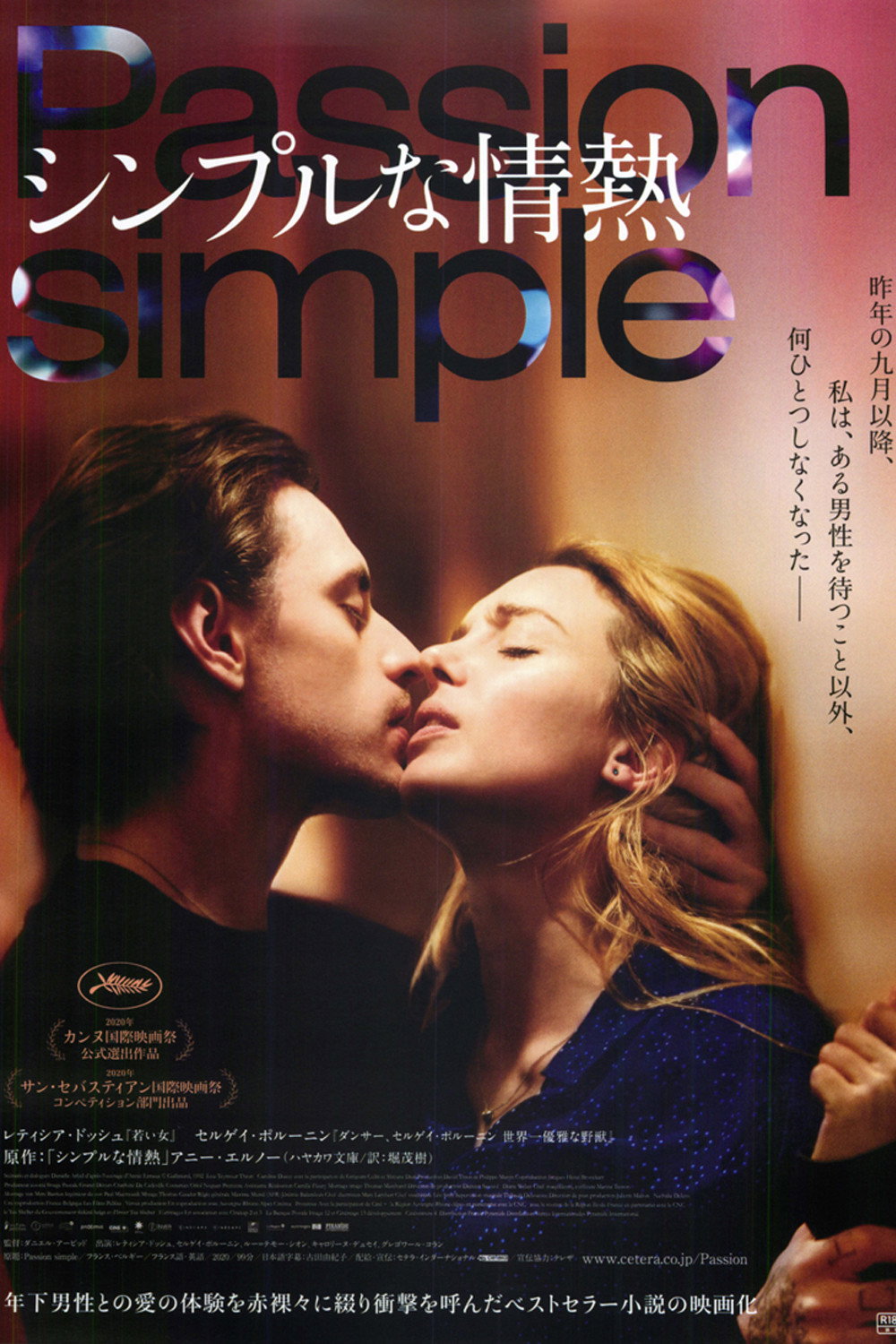 「去年の九月以降、私は、ある男性を待つこと――彼が電話をかけてくるのを、そして家を訪ねてくるのを待つこと以外、何ひとつしなくなった―」パリの大学で文学を教えるエレーヌは、あるパーティでロシア大使館に勤めるアレクサンドルと出会い、そのミステリアスな魅力に強く惹かれ、たちまち恋におちる。自宅やホテルで逢瀬を重ねる度に、彼との抱擁がもたらす陶酔にのめり込んでいくエレーヌ。今まで通り、大学での授業をこなし、読書も続け、友達と映画館へも出かけたが、心はすべてアレクサンドルに占められていた。年下で気まぐれ、妻帯者でもあるアレクサンドルからの電話をひたすら待ちわびる日々の中、エレーヌが最も恐れていたことが起きてしまう──。