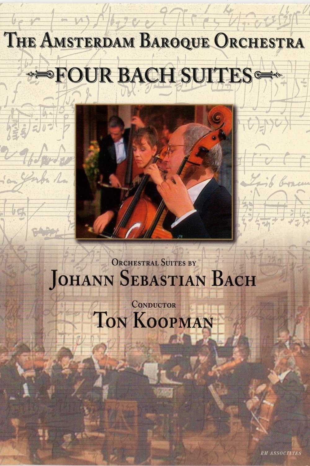 Poster de The Amsterdam Baroque Orchestra - Four Bach Suites - Ton Koopman