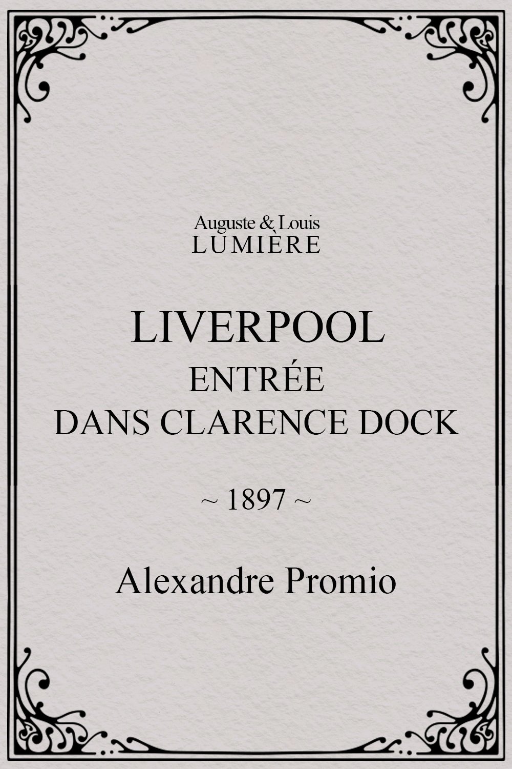 Liverpool, entrée dans Clarence Dock