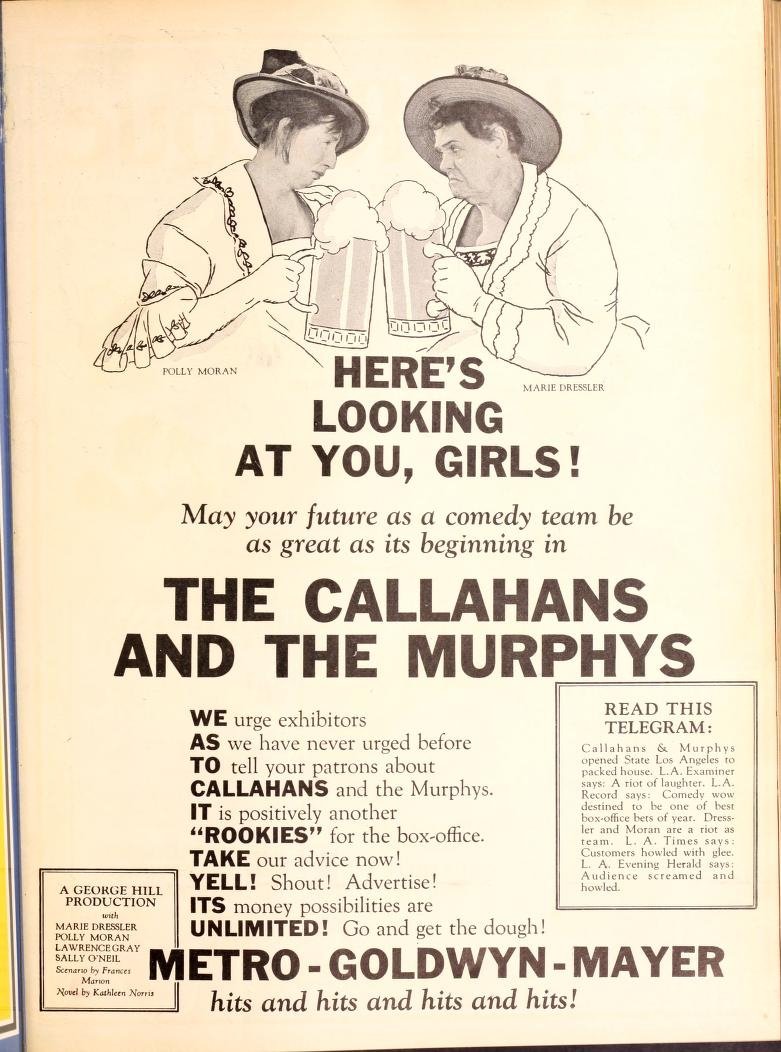 The Callahans and the Murphys Poster