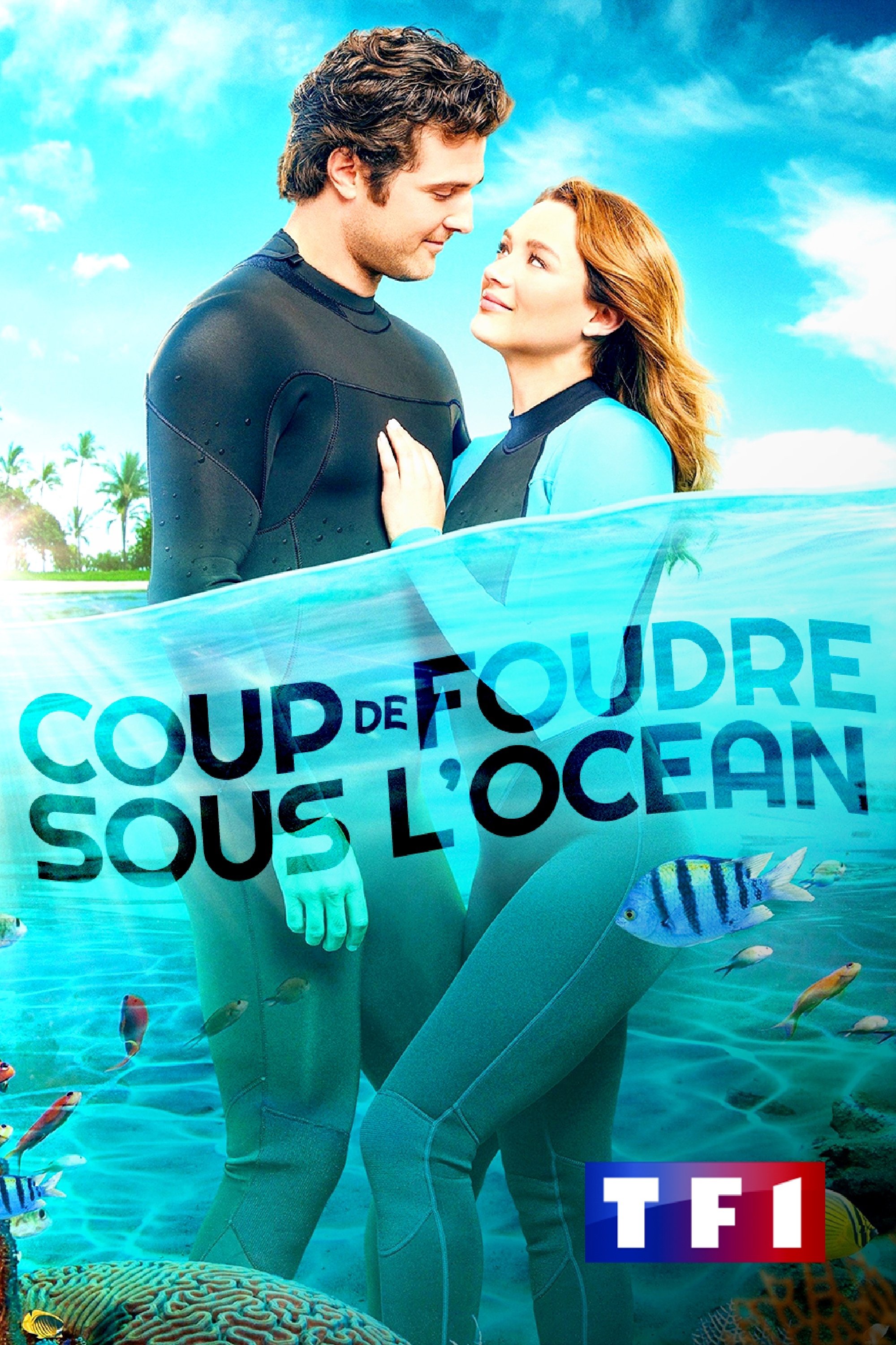 Affiche du film Coup de foudre sous l'océan