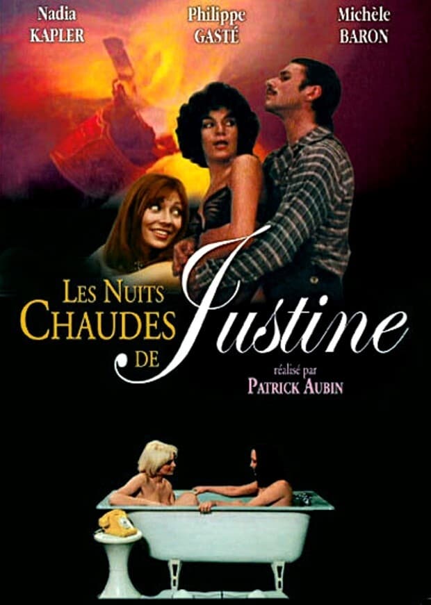 Les nuits chaudes de Justine Poster