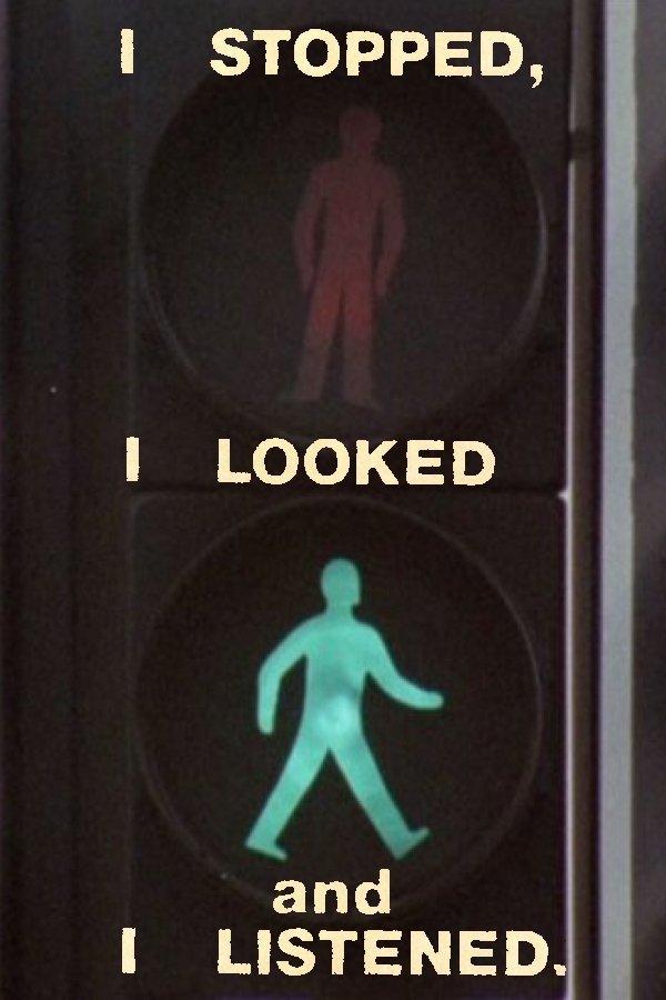 Poster de I Stopped, I Looked and I Listened
