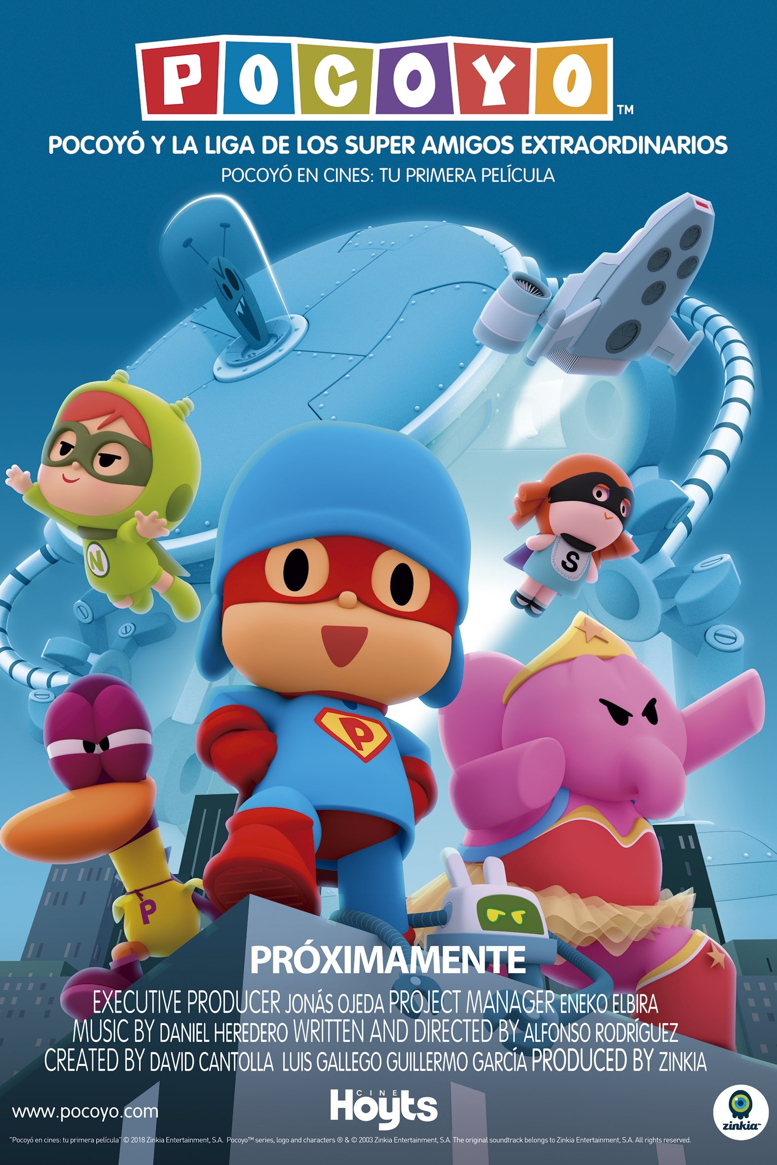 Poster de Pocoyo nos cinemas: O seu primeiro filme