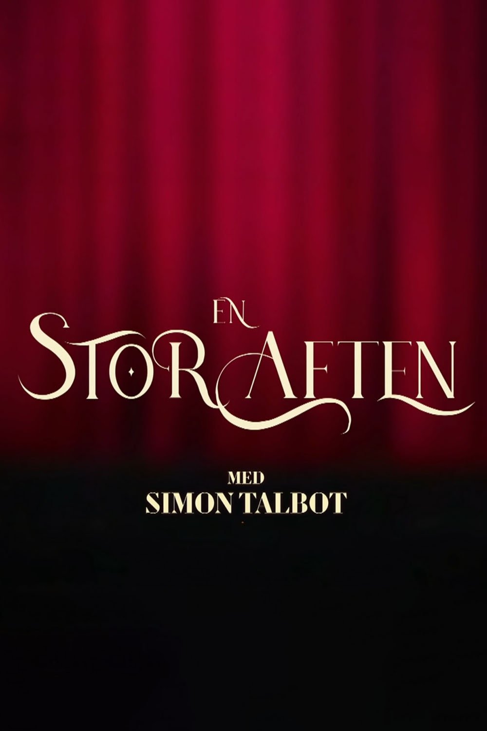 Poster de En stor aften med Simon Talbot