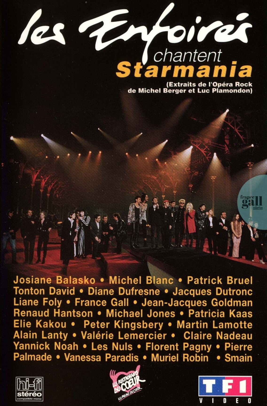 Poster de Les Enfoirés 1993 - Les Enfoirés chantent Starmania
