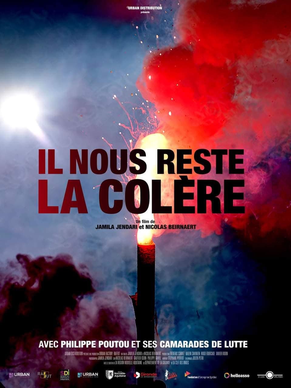 Il nous reste la colère poster