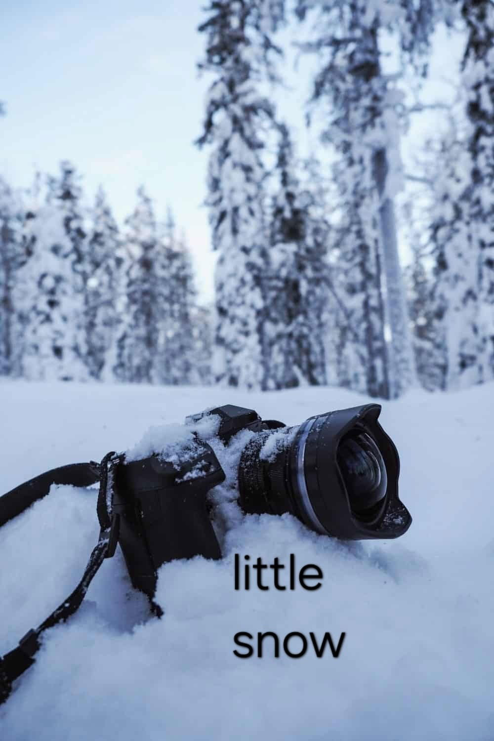 little snow