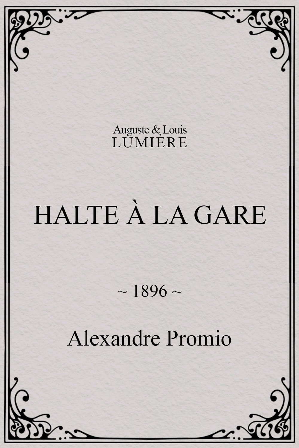 Halte à la gare
