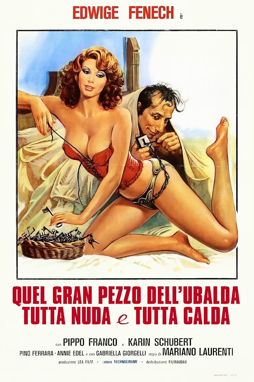 Affiche du film Quel gran pezzo dell'Ubalda tutta nuda e tutta calda