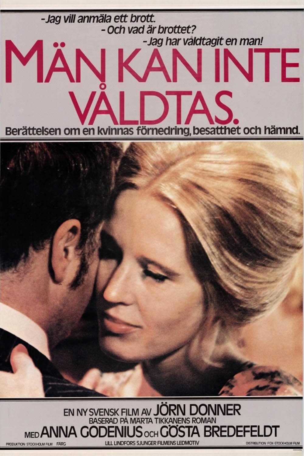 Poster de Män kan inte våldtas