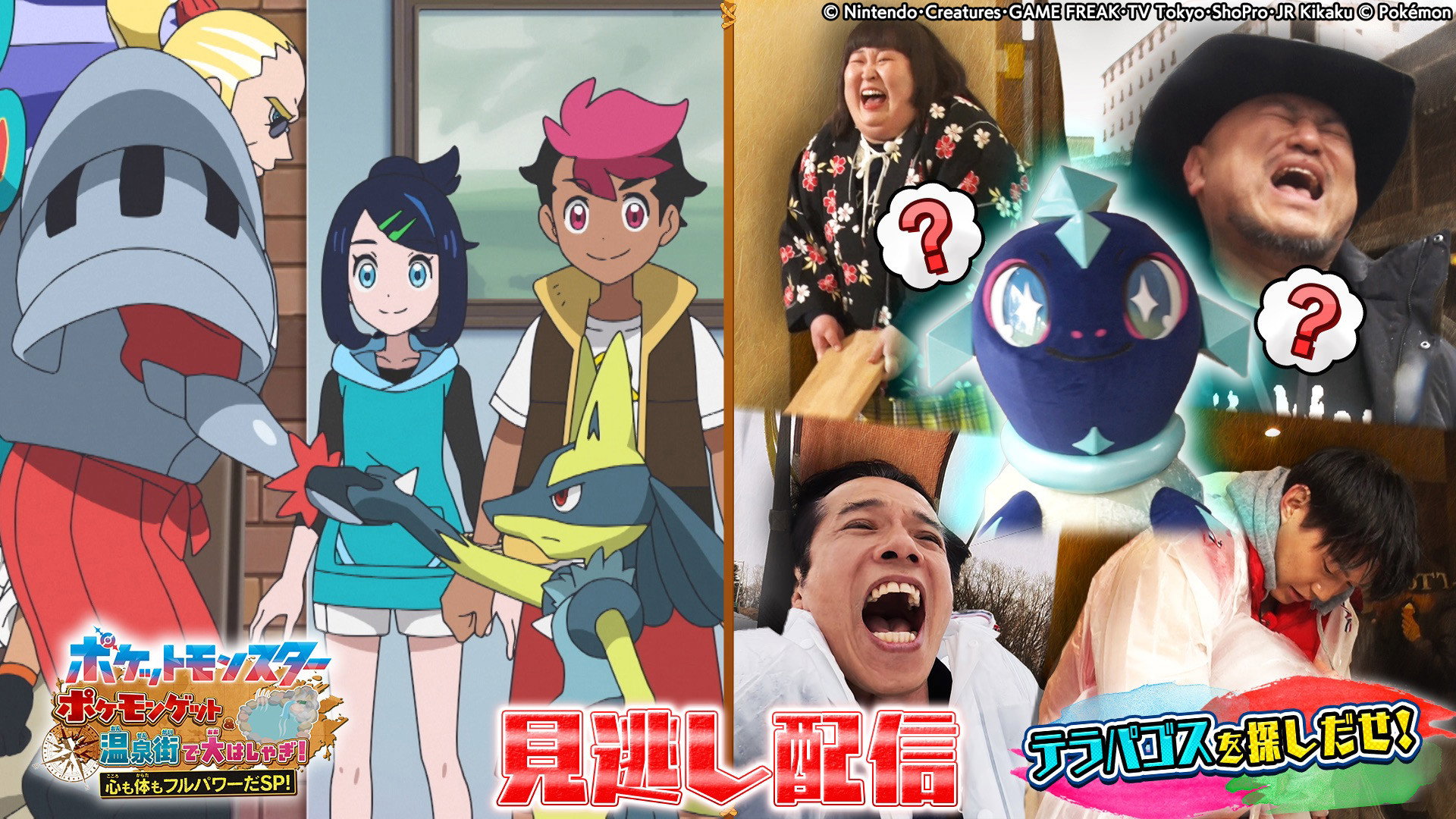 Pokemon Get & Big Frolic in the Hot Spring Town! A Special Full of Heart and Body Power!