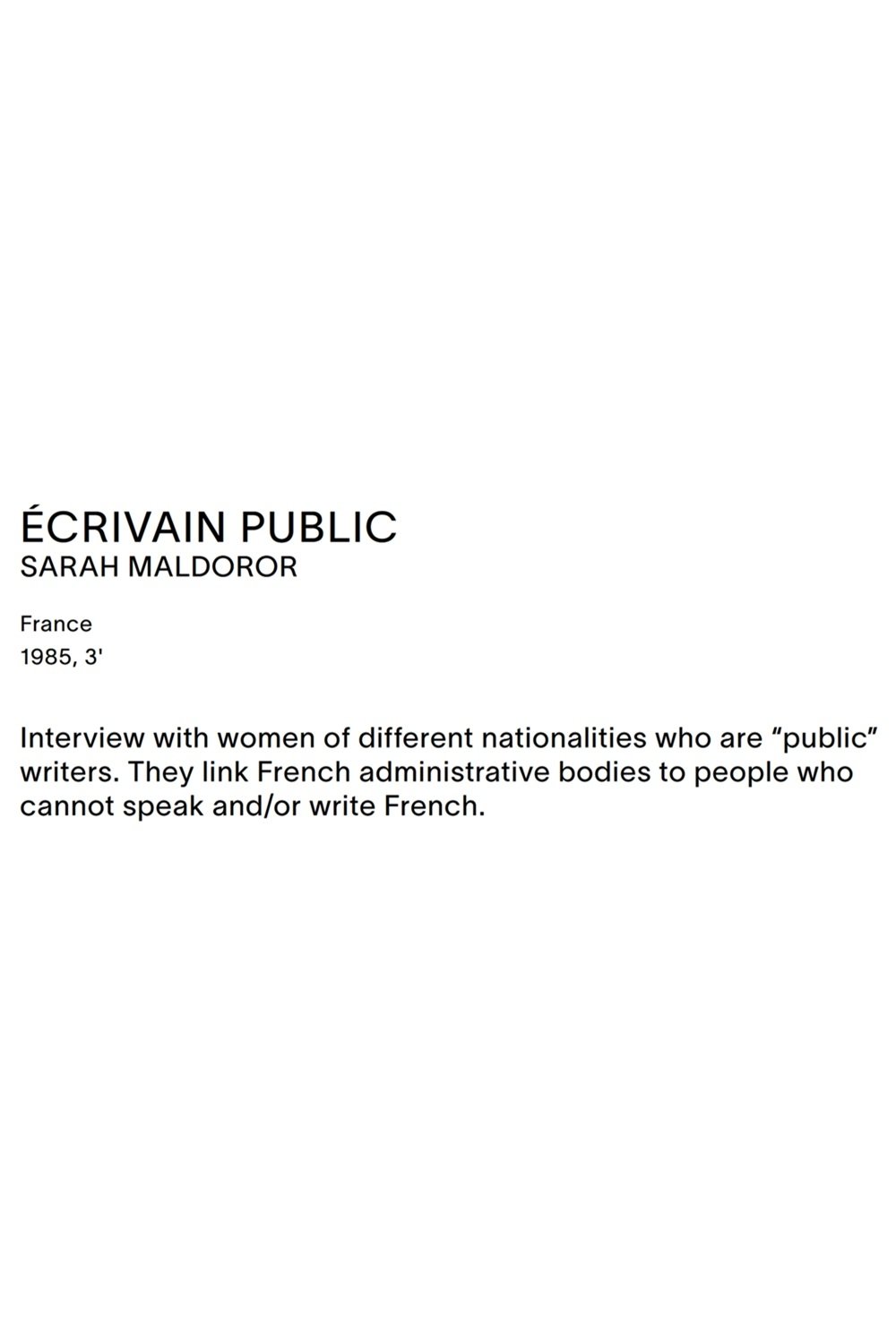 Public Writer