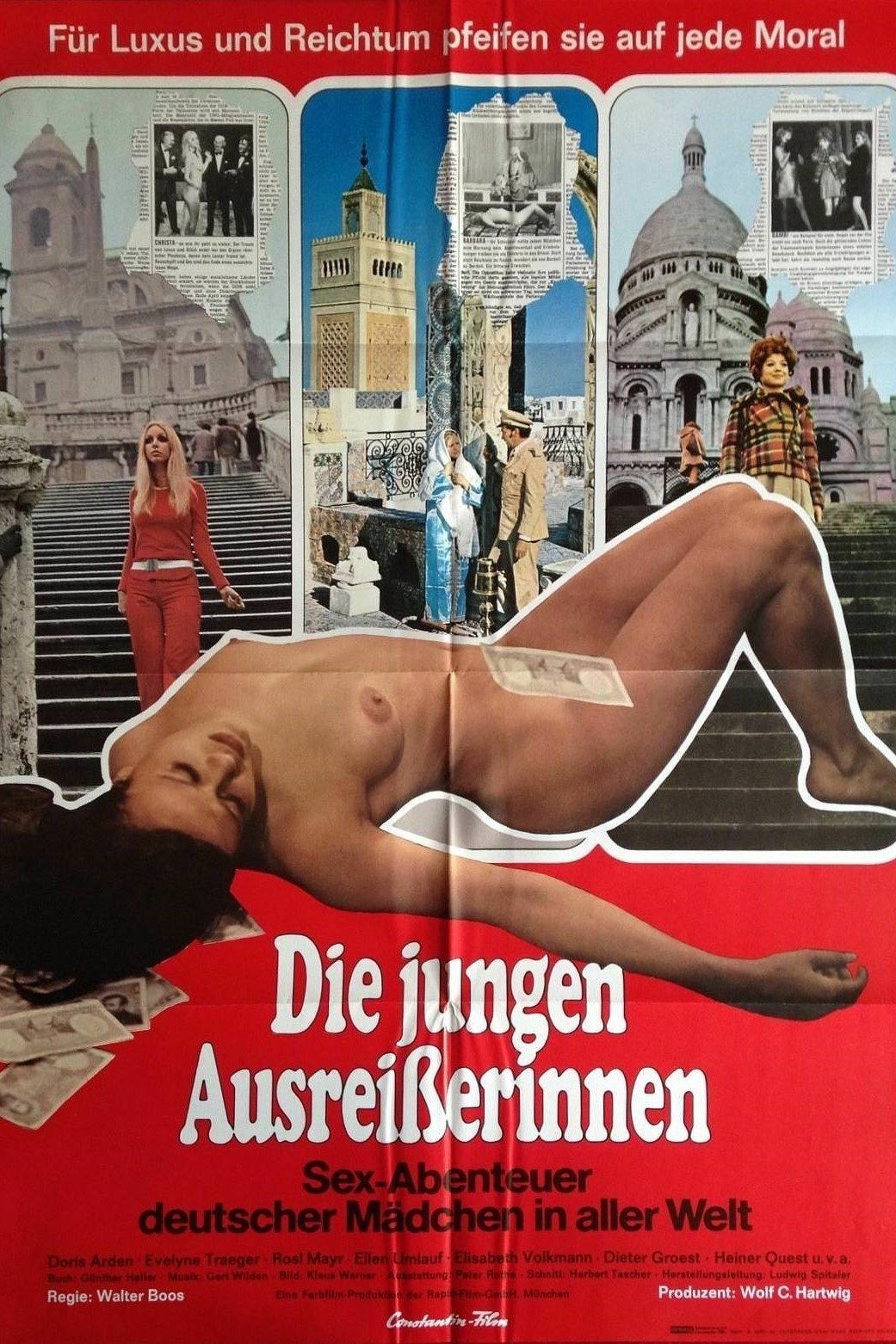 Poster de Die jungen Ausreißerinnen - Sex-Abenteuer deutscher Mädchen in aller Welt