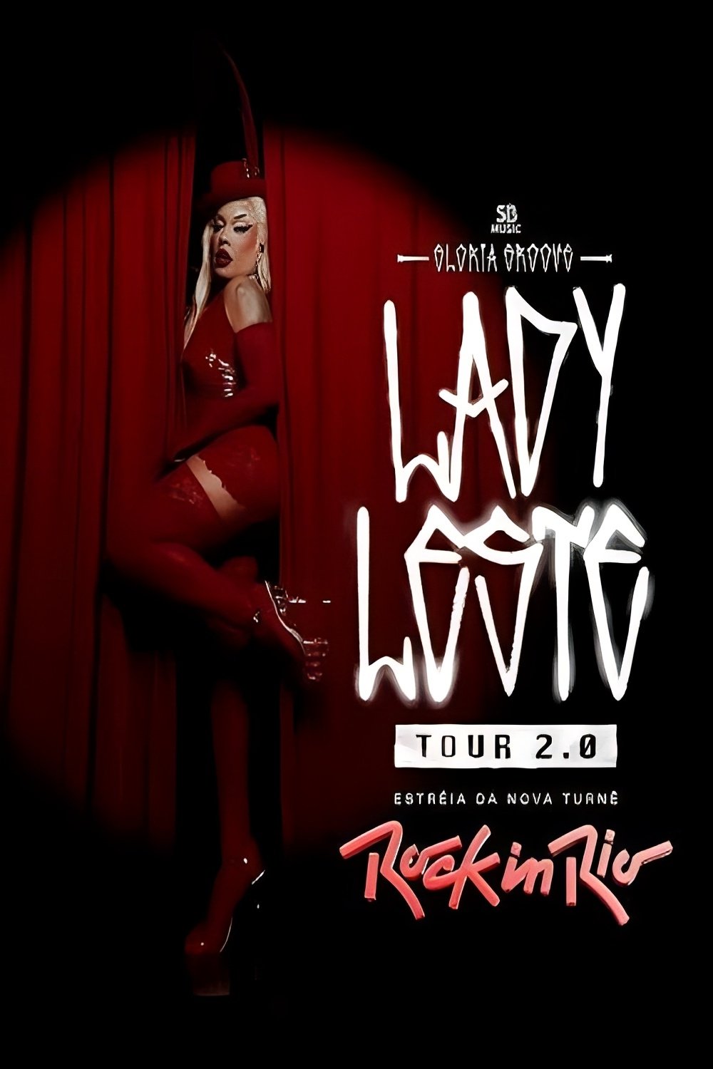 Poster de Gloria Groove - Rock in Rio 2022