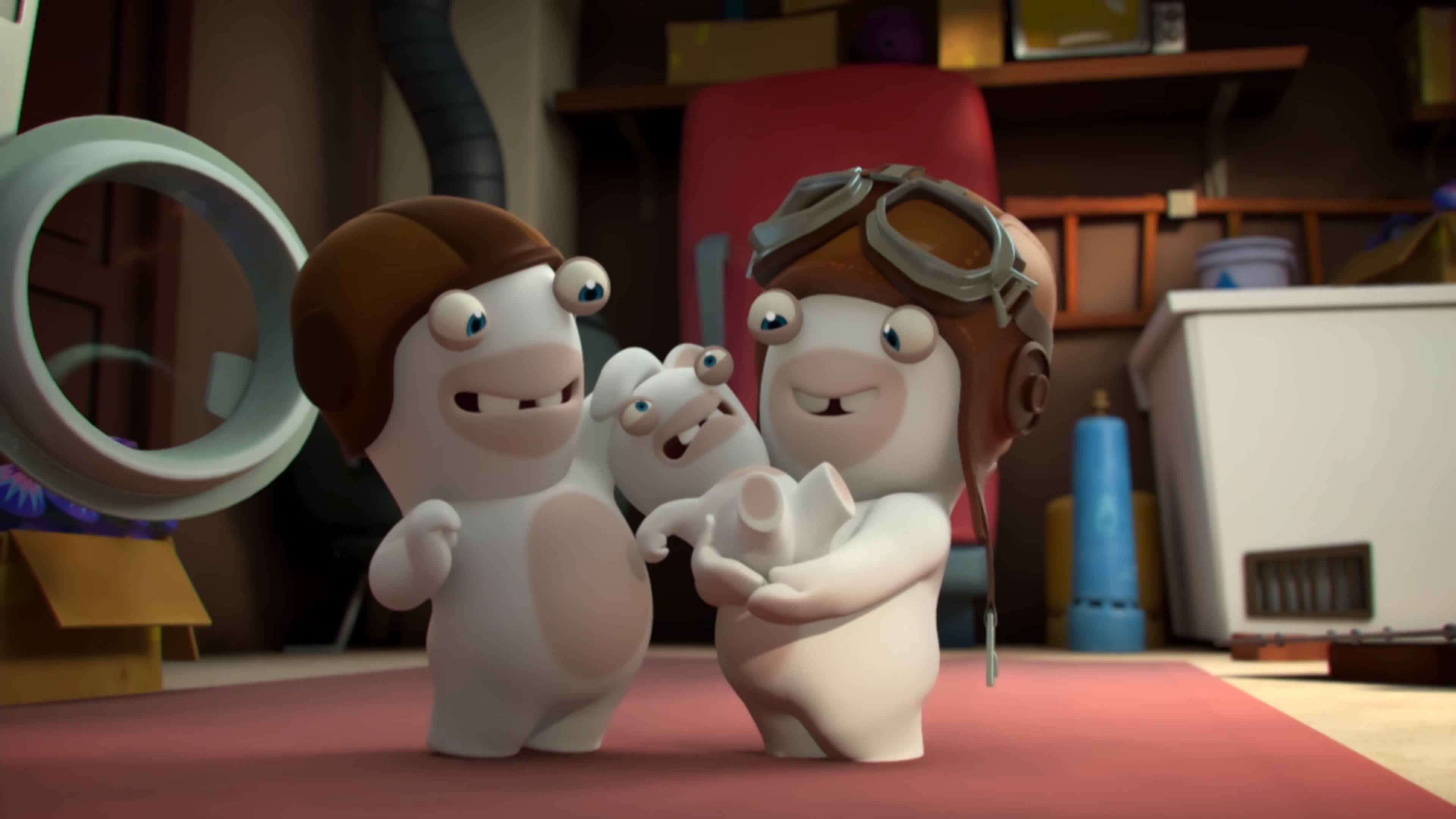 Mini Rabbid vs. Giant Chicken