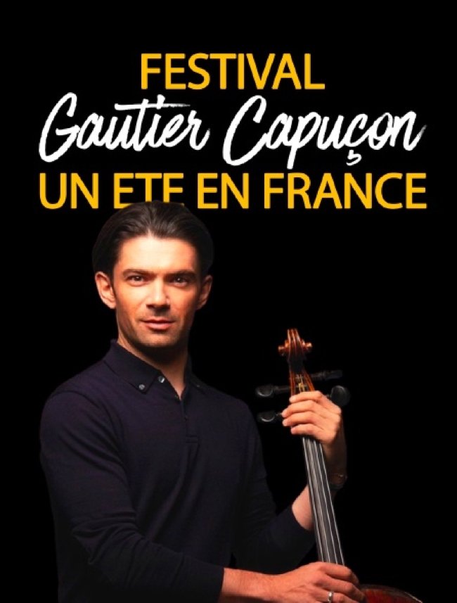 Affiche du film Festival "Un été en France" avec Gautier Capuçon