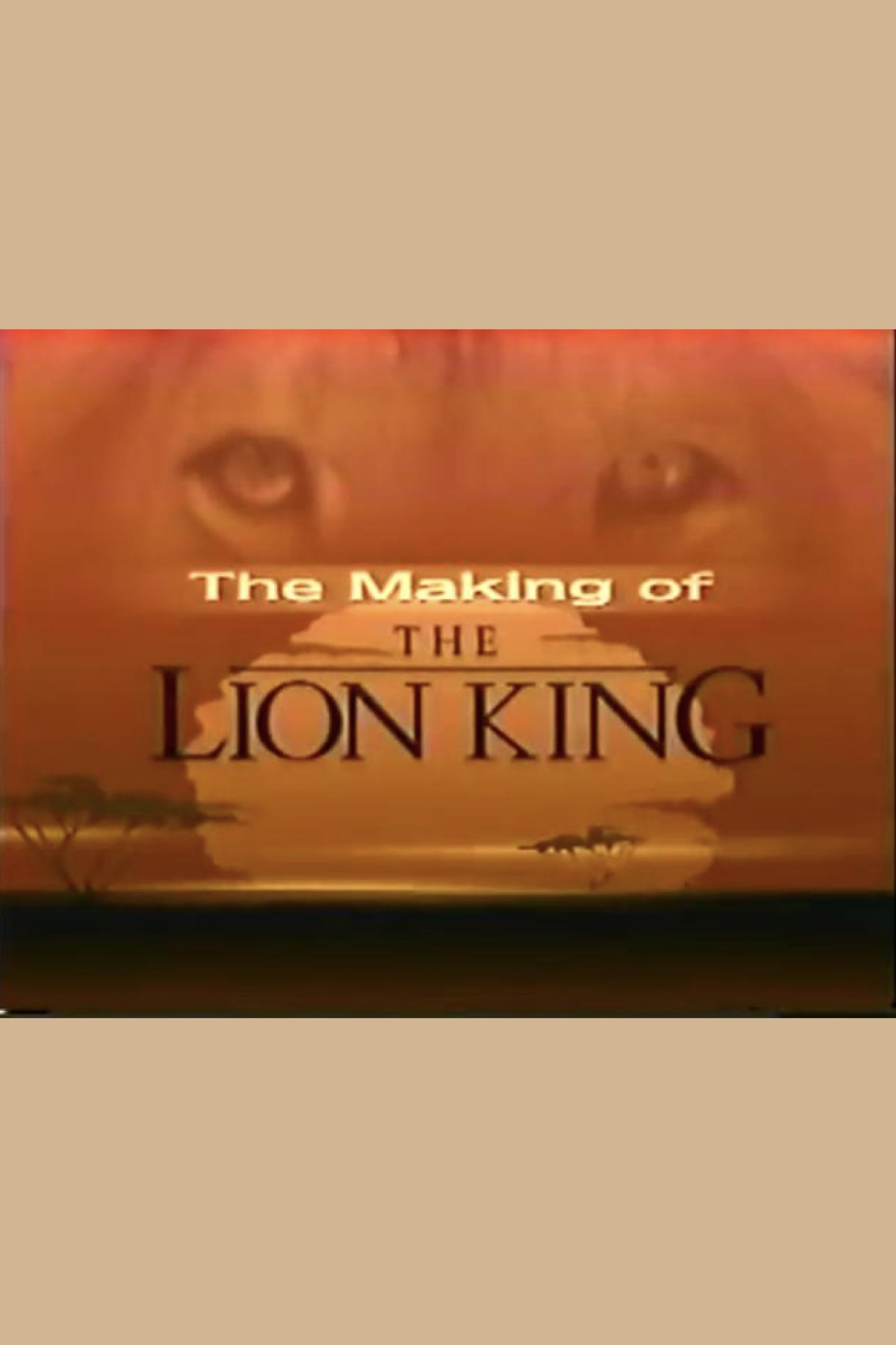 Poster de The Making of the Lion King